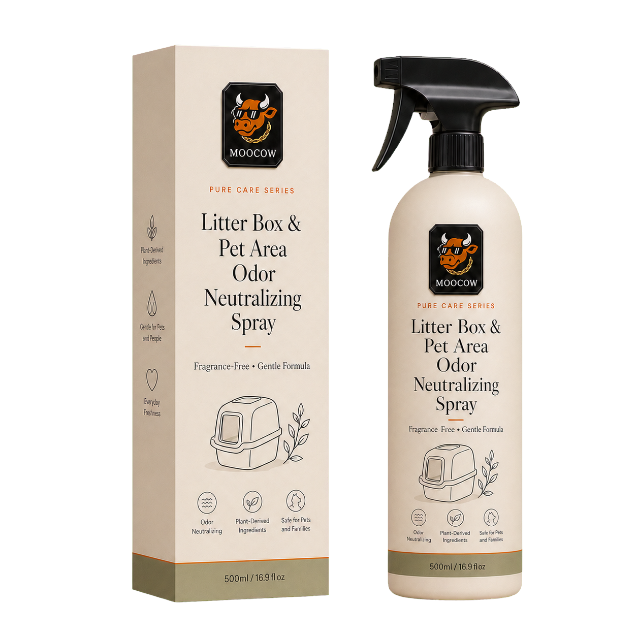Litter Box & Pet Area Odor Neutralizing Spray